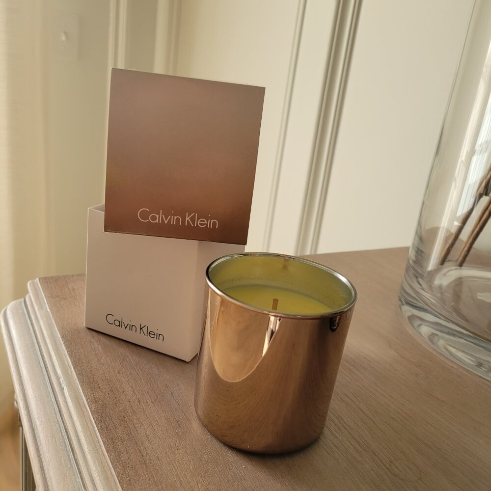 Calvin Klein Winter Fruit Scented Candle | Apple Mandarin Vanilla Luxe Decor - Picture 7 of 11